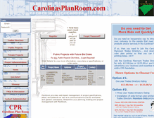 Tablet Screenshot of new.carolinasplanroom.com